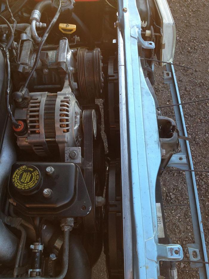 IMG_5120 - BRZ radiator in L series with fans.jpg